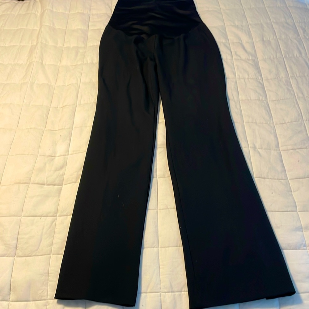 Wide leg black pants size 4 Ann Taylor Loft
